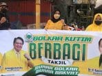 Ketua PTK Partai Golkar Bengalon Tebar Kebaikan Dengan Berbagi Takjil