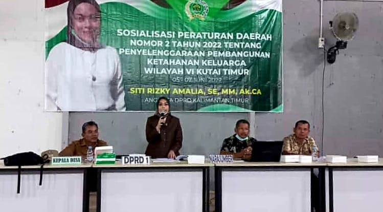Rizky Amalia Gelar Sosper Pembangunan Ketahanan Keluarga di Kaliorang
