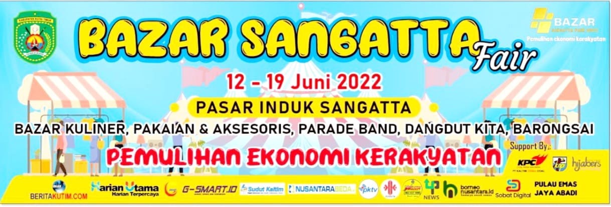 12-19 Juni Pasar Induk di Gelar Bazar Sangatta Fair, Dukung Pemulihan Ekonomi Kerakyatan