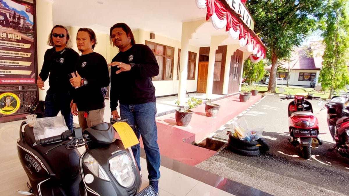 Tim Macan Polres Kutim Berhasil Amankan Pelaku Pencurian Velg dan Ban Motor yang Meresahkan Warga Sangatta 