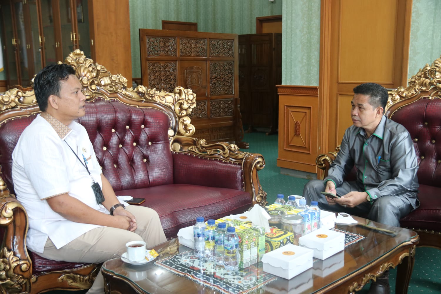 Ketua DPRD Kutim Terima Kunjungan Ketua PN Sangatta