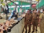 Jelang Lebaran Idul Fitri 1444 H, Bupati Bersama TPID Sidak ke Pasar, pastikan Ketersediaan Bahan Pokok Aman dan Harga