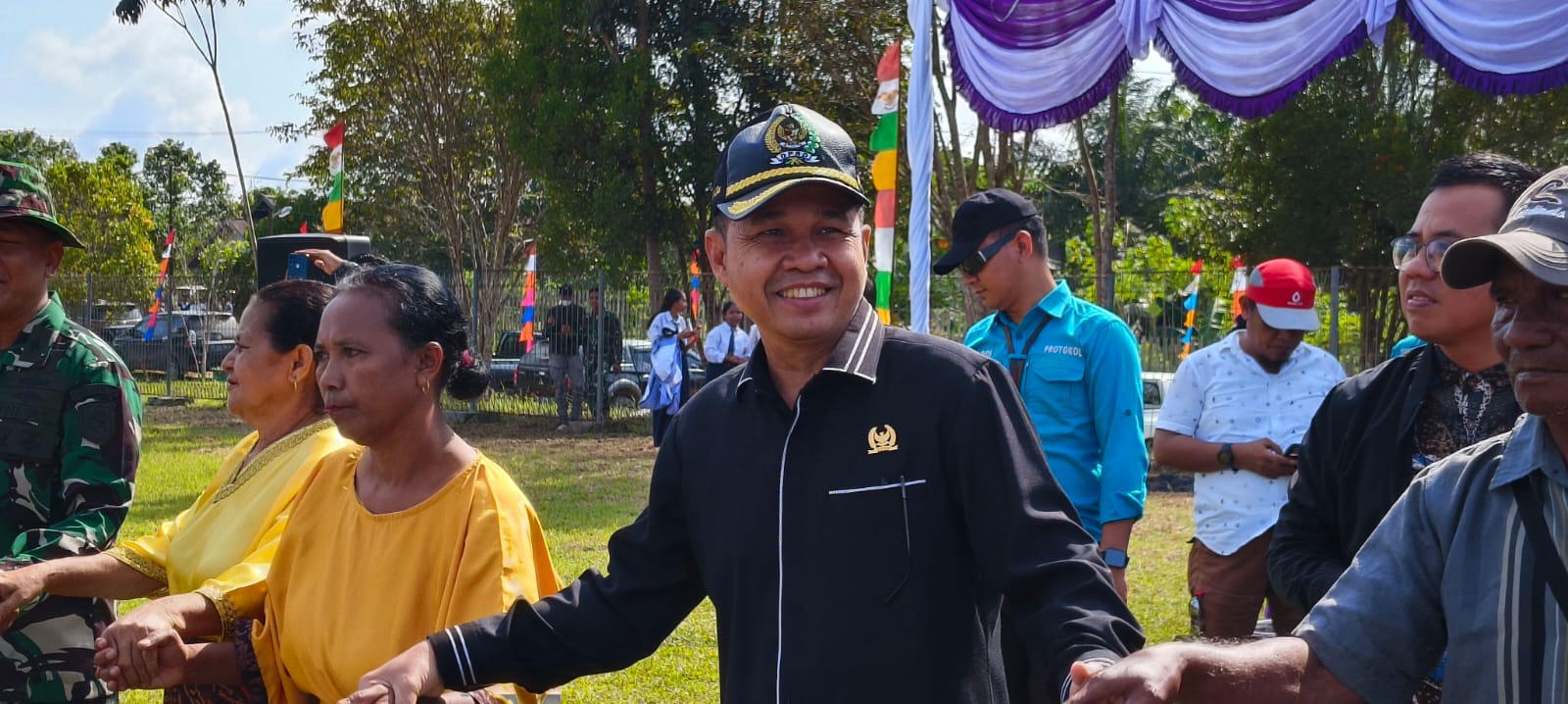 Ketua DPRD Kutim Hadiri Upacara TMMD Ke-117 di Kecamatan Kongbeng