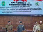 DPRD Kutim Gelar Rapat Paripurna ke-23 Tentang Penyampaian Pemandangan Umum Fraksi dalam Dewan Terhadap Dua Buah Raperda