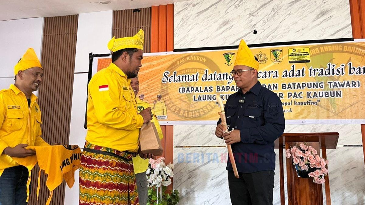 Wabub Kutim Mahyunadi Hadiri Acara Laoung Kuning Banjar PAC Kaubun